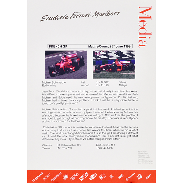 Scuderia Ferrari F1ǥ꡼-1999ǯեGP 625-