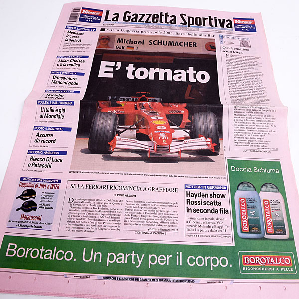 La Gazzetta dello Sport 2005.7.31