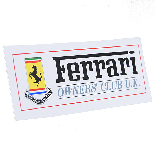 Ferrari Owners Club U.K. ƥå (Small)