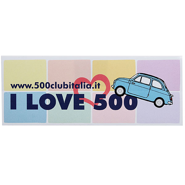 FIAT 500 CLUB ITALIA "I LOVE500"ƥå